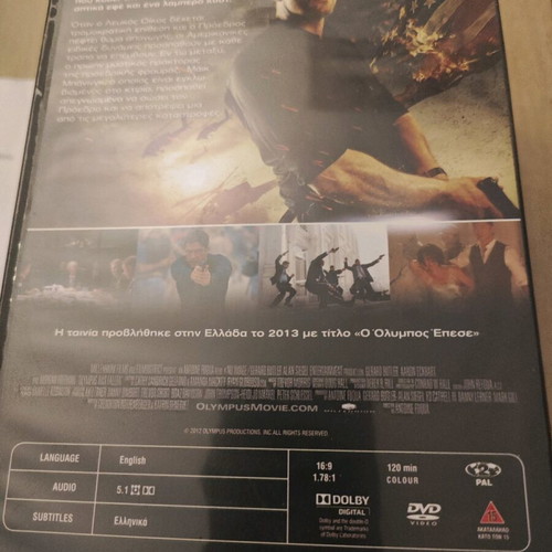 DVD Olympus Has Fallen used, action adventure crime
