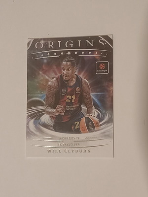 Will Clyburn 2025-26 Panini Euroleague Origins basketball card, FC Barcelona