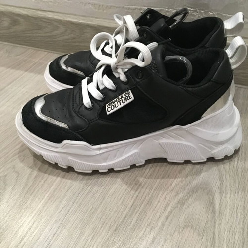 Versace Jeans Couture women's sneakers size 38, used, black