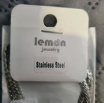 Stainless steel triple necklace new, silver