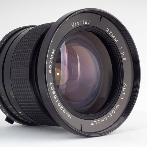 Vivitar 28mm f/2.5 Auto Wide-Angle Lens for Minolta MD