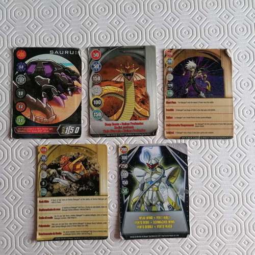 Bakugan Ability Cards used