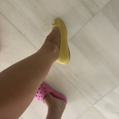 Geox ballerinas size 38 yellow new, comfy and light