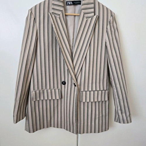 Zara striped jacket like new, spring/autumn, oversized XS