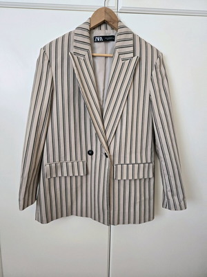 Zara striped jacket like new, spring/autumn, oversized XS