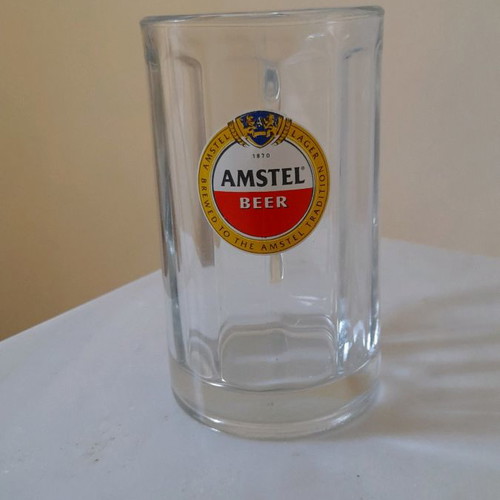 Amstel beer glasses new, pack of 4, 0.3 lt capacity