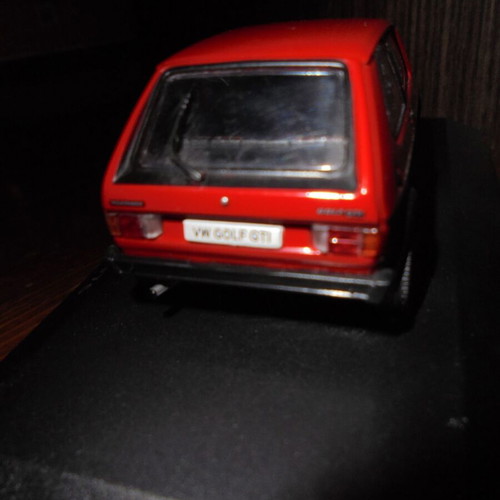 Volkswagen Golf GTI 1976 red miniature car new