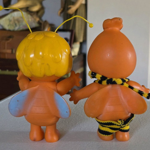 Maya the Bee and Billy collectible figures used, 1980s set