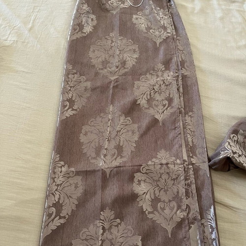 Curtains with tape like new, set of 2 pieces