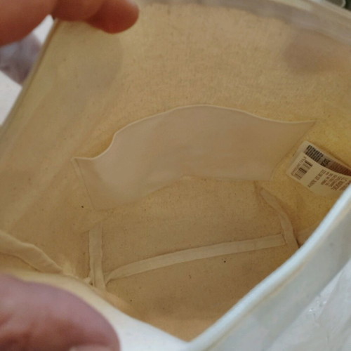 Transparent handbag like new with inner pocket