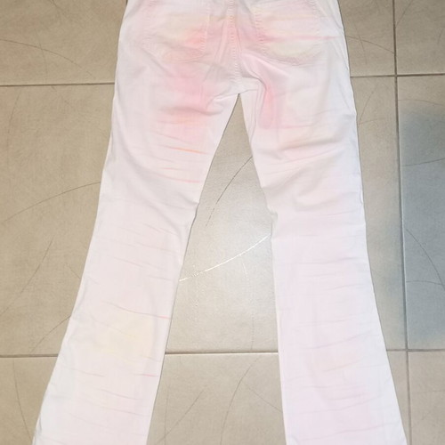 Vintage Y2K Killah white pants with tie-dye design like new