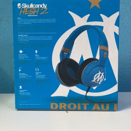 Skullcandy Hesh 2 headphones new Olympique de Marseille edition