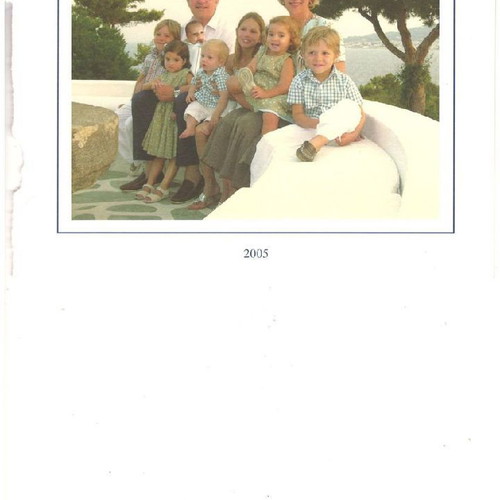 Collectible photo used of King Constantine II 2005