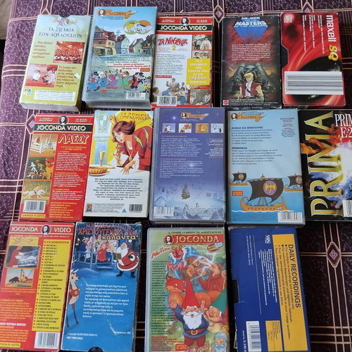 VHS video cassette collection used, pack of 34, classic and children's movies