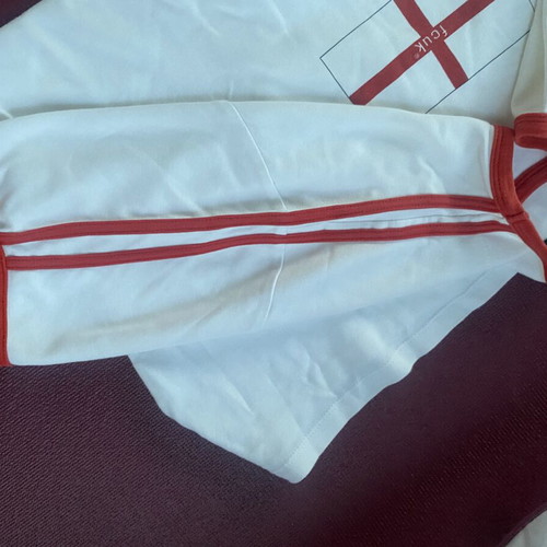 French Connection men's T-shirt XL like new, white and red