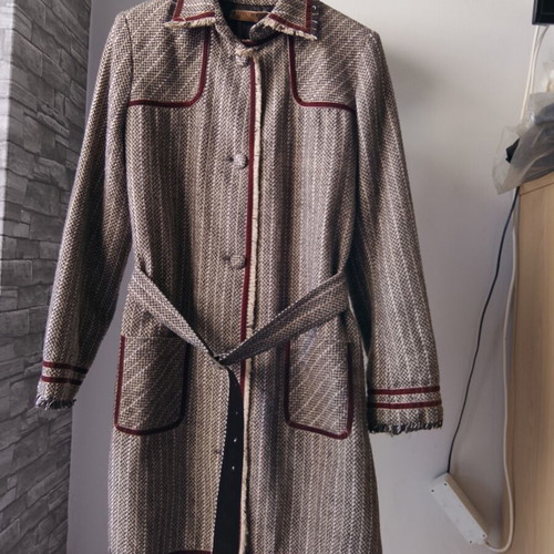 Soul : Rebel women's midi tweed coat with 30% wool, size 42 (L)