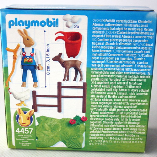 Playmobil 4457 Easter Bunny with Backpack and Fawn new