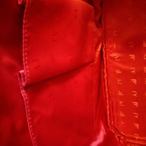 Armani Jeans Handbag new, red with inner pockets