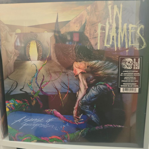 In Flames A Sense Of Purpose 2LP Ocean Blue Transparent sealed