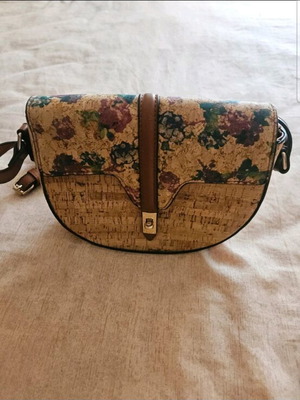 Cork bag like new, crossbody, beige