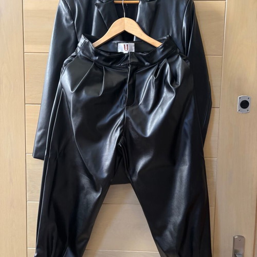 Forever Unique synthetic leather suit like new condition