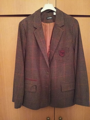La Redoute Collections women's blazer with houndstooth pattern, like new