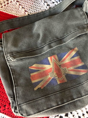 Assassin Creed denim crossbody bag used
