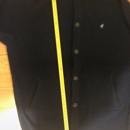 Rodrigo men's wool cardigan blue size 3XL