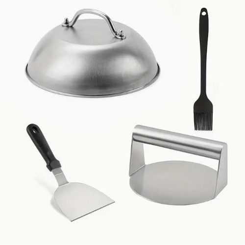 Burger set of 4 pieces BBQ new
