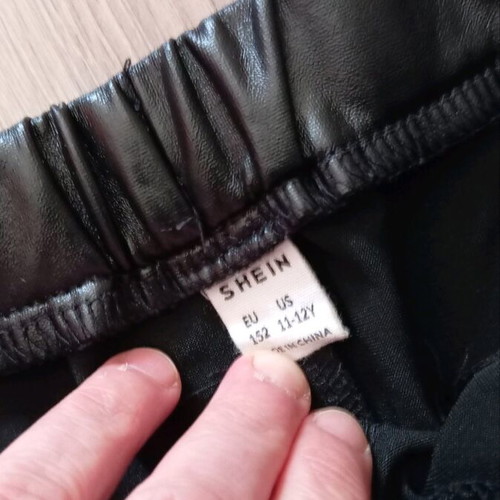Leggings pants like new, size 146-152, black and brown