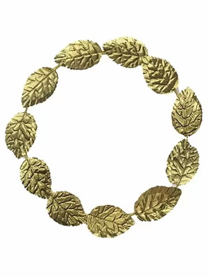 Caesar crown with golden leaves new