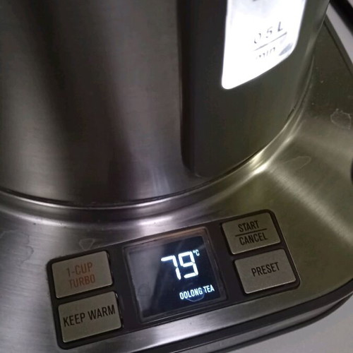 AEG digital kettle inox used