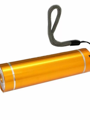 Φακός τσέπης 1000W κίτρινος καινούργιος LED με δυνατό λευκό φως