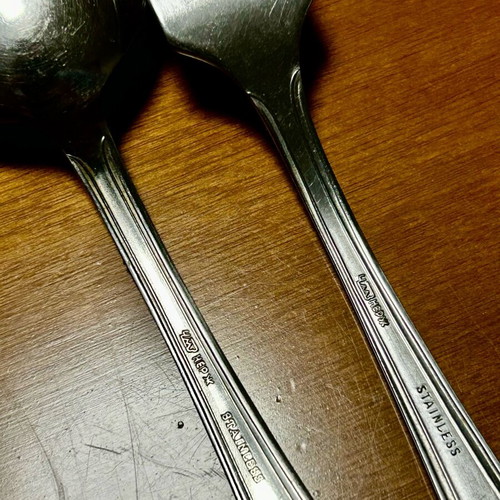 HEP cutlery set of 21 like new, high-quality inox