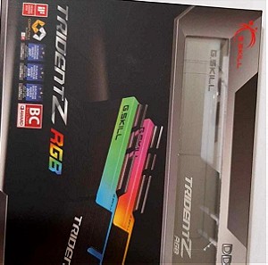 ΜΝΗΜΗ RAM G.Skill Trident Z RGB 32GB DDR4 RAM με 2 Modules (2x16GB) και Ταχύτητα 3600 για Desktop