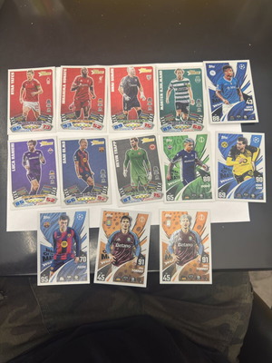Topps Match Attax football cards new, lot of 13