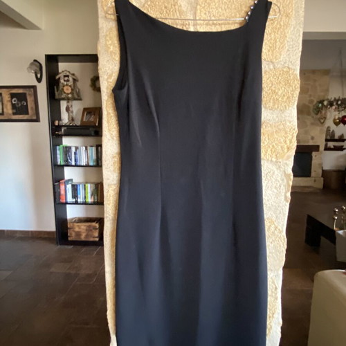 Chic black dress asymmetrical design, new, cocktail party