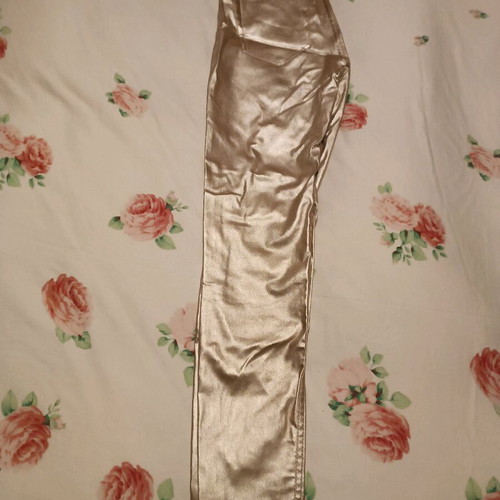 Gold Pull & Bear pants like new, five-pocket skinny fit