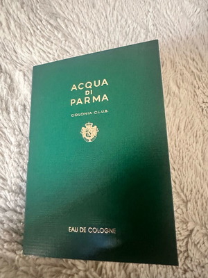 Acqua Di Parma Colonia club 2 authentic Eau de Cologne samples 2x1.5ml new