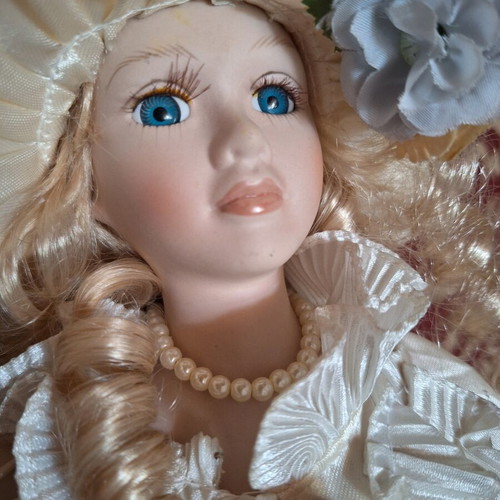 Porcelain doll 43cm