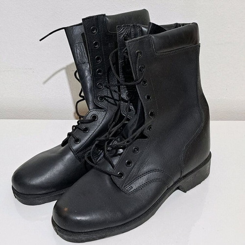 Genuine leather army boots new, size 43