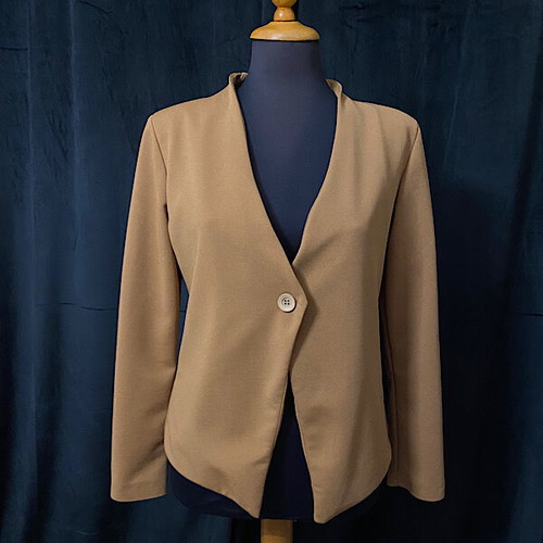 Women's tan jacket size M like new