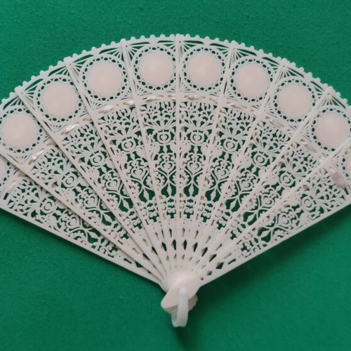 Soviet folding fan USSR memorabilia 1980s