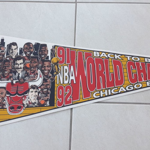Chicago Bulls NBA wall banner like new