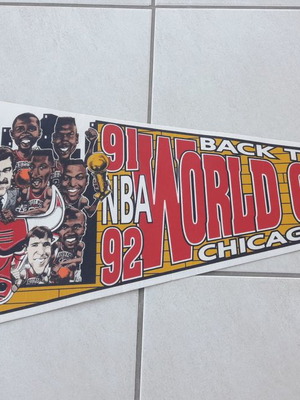 Chicago Bulls λάβαρο τοίχου NBA σαν καινούργιο