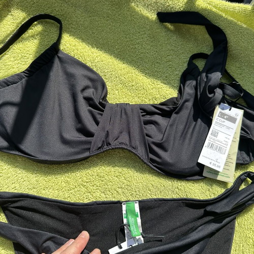 Benetton bikini set, black, XL