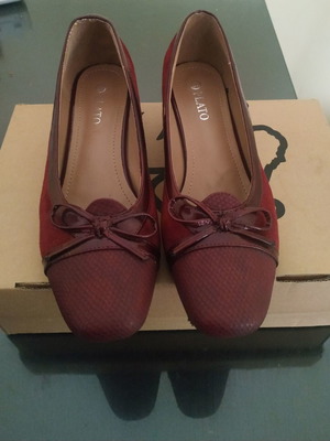 Γόβες χαμηλές 40 Plato καινούργιες κόκκινες