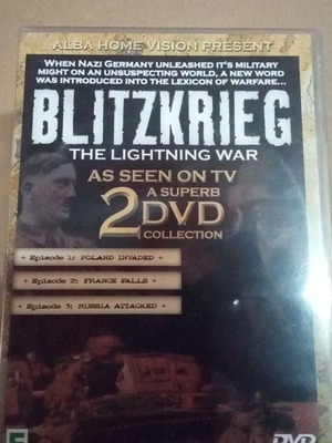 Blitzkrieg The Lightning War DVD like new, 2-disc collection with subtitles