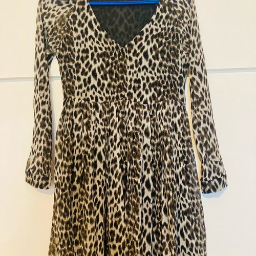 Pepe Jeans leopard dress small like new
