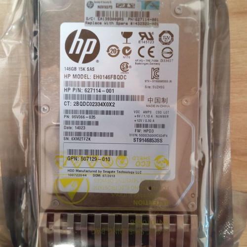 HP 146GB SAS 15K HDD EH0146FBQDC new